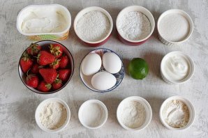 Клубничные пирожные - фото шаг 1