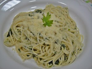 Спагетти с зеленью - фото шаг 6