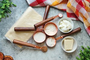 Синабоны из слоеного теста - фото шаг 1