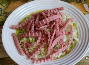 Капустный салат с омлетом - фото шаг 3