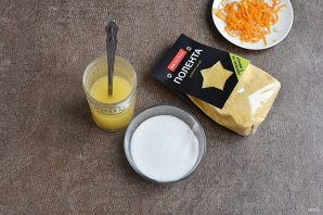 Апельсиновый кекс с полентой "Bravolli" - фото шаг 7