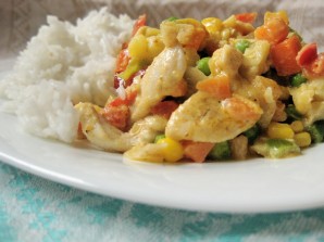Курица с овощами и рисом - фото шаг 5