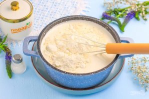 Блинный торт с заварным кремом - фото шаг 11