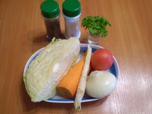 Вегетарианские щи - фото шаг 1