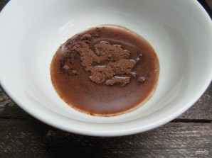 Ванильный кекс с влажной шоколадной начинкой  - фото шаг 5