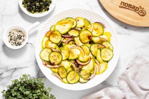 Азиатский салат из кабачка - фото шаг 9