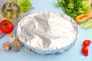 Минтай в духовке с картофелем - фото шаг 6