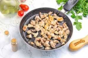 Брускетта с курицей - фото шаг 5