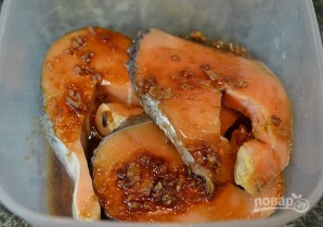 Лучший рецепт лосося в лимонном маринаде - фото шаг 4