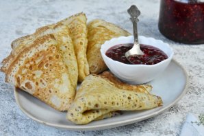 Дрожжевые блины на манке - фото шаг 10