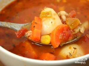 Овощной суп с перловкой - фото шаг 3