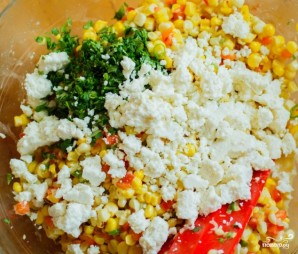 Мексиканский салат с кукурузой - фото шаг 4