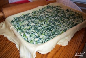 Слоеный пирог с брокколи - фото шаг 4