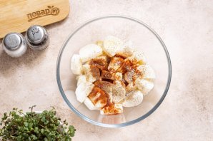 Ямс запеченный в духовке - фото шаг 5