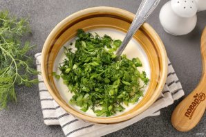 Соус с зеленью к шашлыку - фото шаг 4