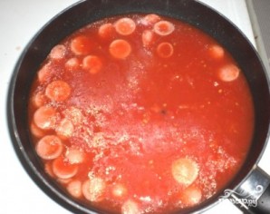 Итальянский суп с сосиской - фото шаг 5