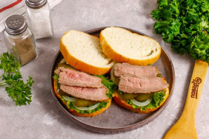 Сэндвич с ростбифом - фото шаг 7
