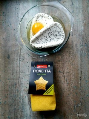 Творожная запеканка с полентой "Bravolli" - фото шаг 2