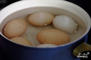 Фаршированные яйца фьюжн - фото шаг 1