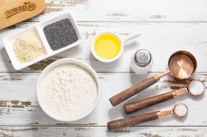 Несладкое постное печенье - фото шаг 1