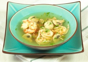 Тайский суп с креветками - фото шаг 6