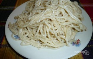Сырный соус для спагетти - фото шаг 5