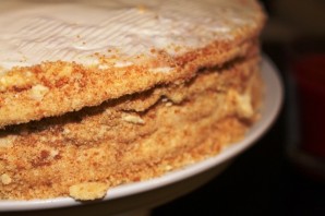 Медовый торт в заварном тесте - фото шаг 10