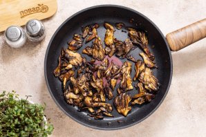 Жареные Майтаке - фото шаг 9