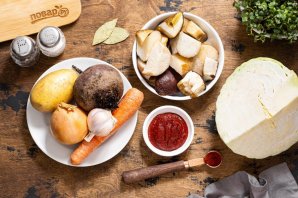 Постный борщ с грибами - фото шаг 1