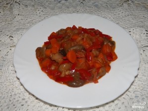 Солянка грибная на зиму с томатной пастой - фото шаг 7