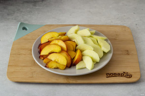 Варенье из яблок и персиков - фото шаг 2