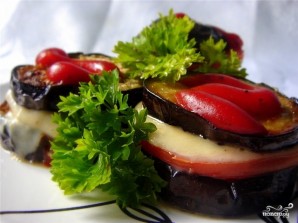 Баклажаны с помидорами и сыром - фото шаг 9
