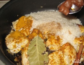 Курица по-тайски с рисом - фото шаг 5