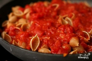 Сливочная паста с помидорами и фасолью - фото шаг 2