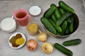 Пикули с куркумой - фото шаг 1