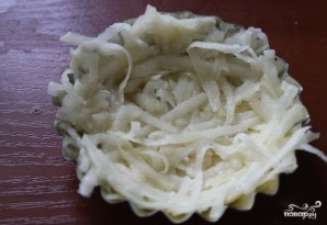 Картофельные тарталетки с грибами - фото шаг 4