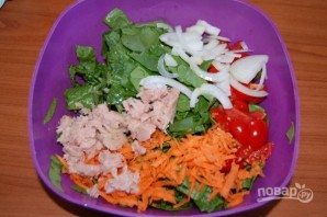 Салат из шпината свежего - фото шаг 6