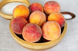 Персики в сиропе на зиму - фото шаг 1