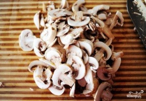 Конвертики с грибами - фото шаг 1
