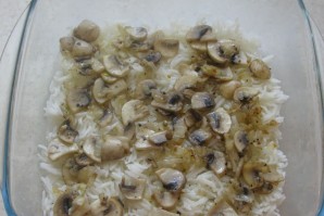 Рис, запеченный с грибами - фото шаг 7