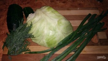 Салат из молодой капусты "Весенний" - фото шаг 1