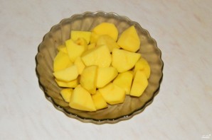 Картофельная запеканка со шпинатом - фото шаг 1