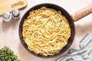 Лапша с соусом мисо - фото шаг 8