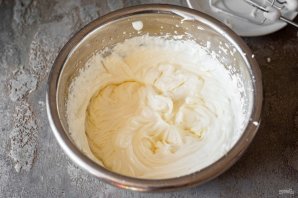 Крем чиз для торта на сливках с творожным сыром - фото шаг 5