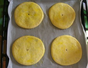 Хачапури с мясом в духовке - фото шаг 10