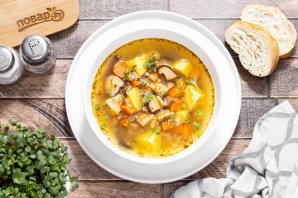 Постный суп с грибами - фото шаг 12