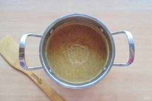 Тыквенный суп-пюре с шампиньонами - фото шаг 8