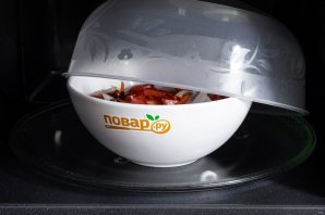 Фасоль в микроволновке - фото шаг 9