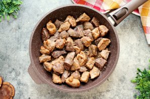 Печень со свининой - фото шаг 9