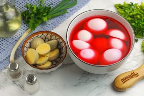 Маринованные яйца - фото шаг 5
